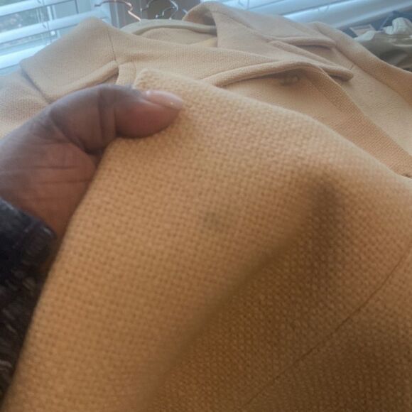 Vintage Double Breasted Camel Coat S - Picture 9 of 12